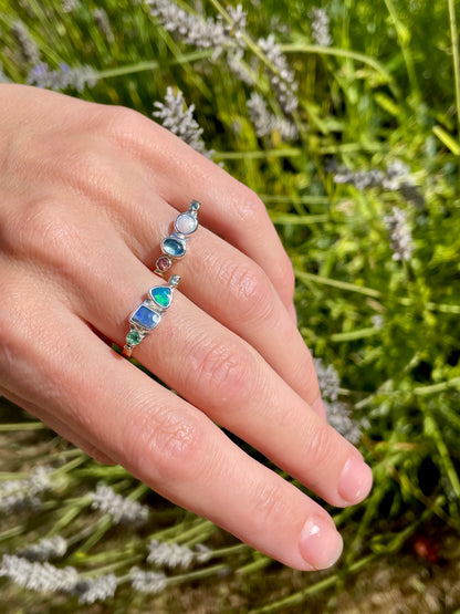 Golden Gem Collector Ring Size 8.5