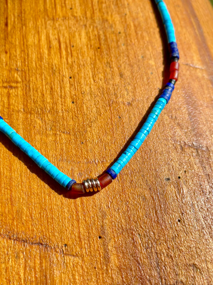 Beaded Turquoise Necklace 3