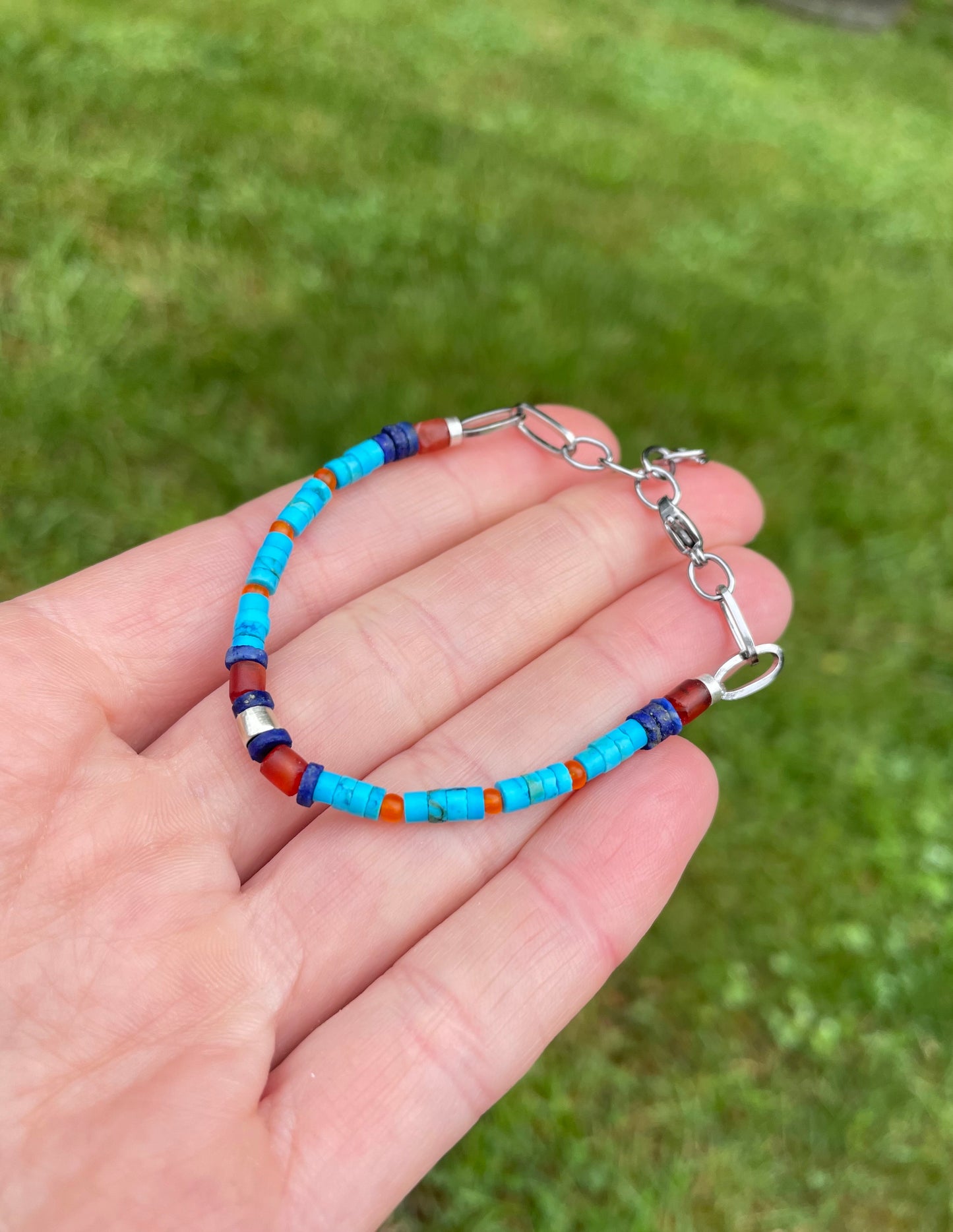 Beaded Turquoise Bracelet 1