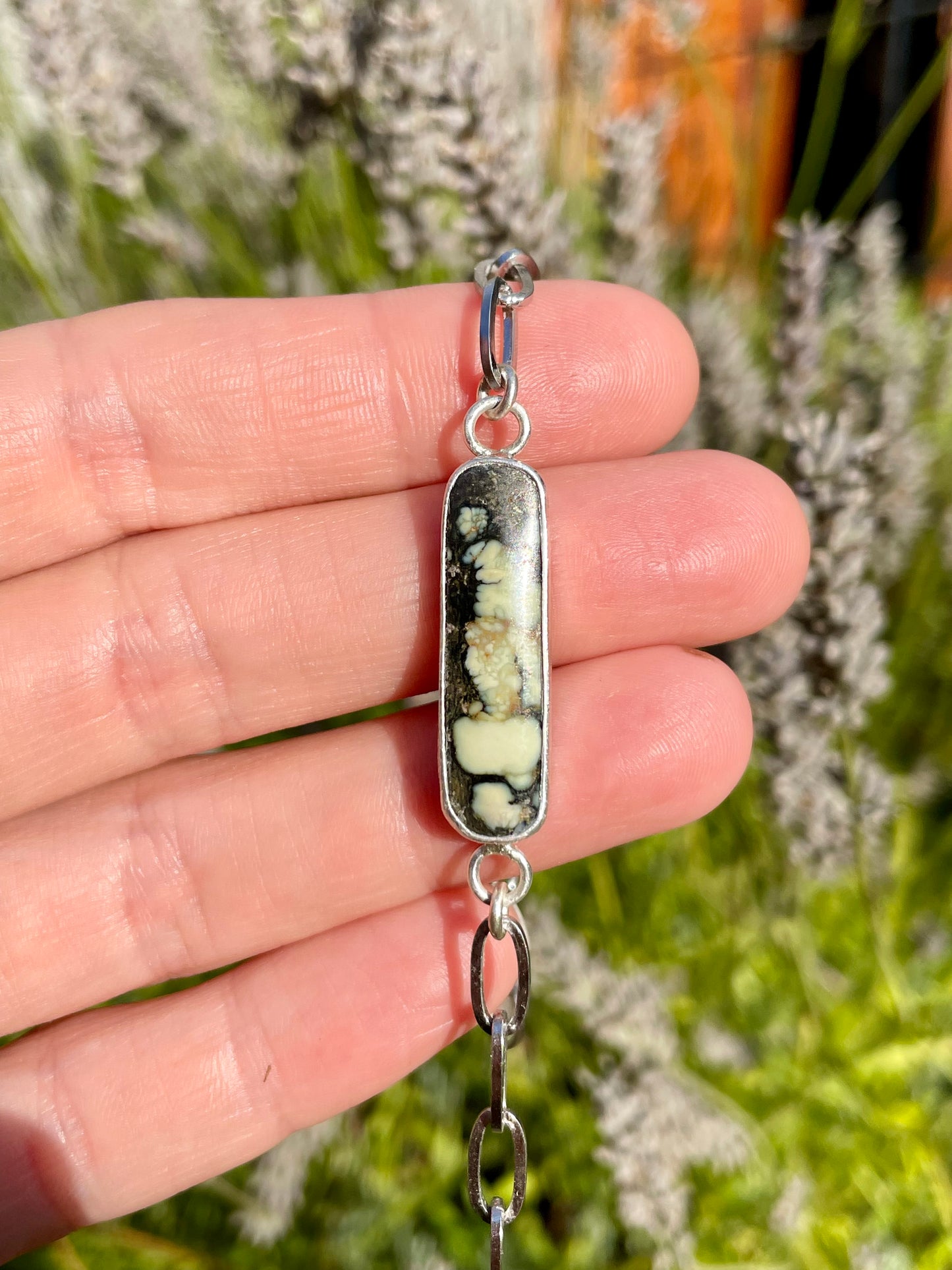 Large Horizontal chain bracelet