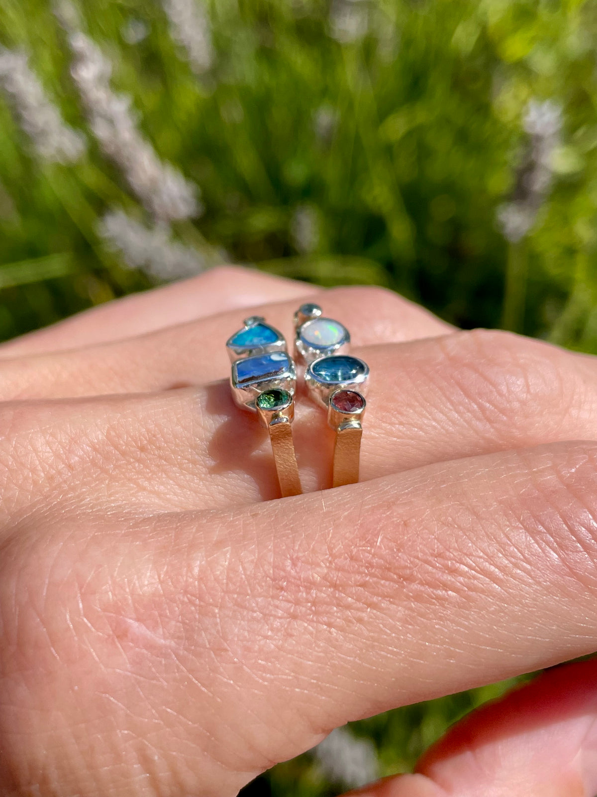 Golden Gem Collector Ring Size 8.5