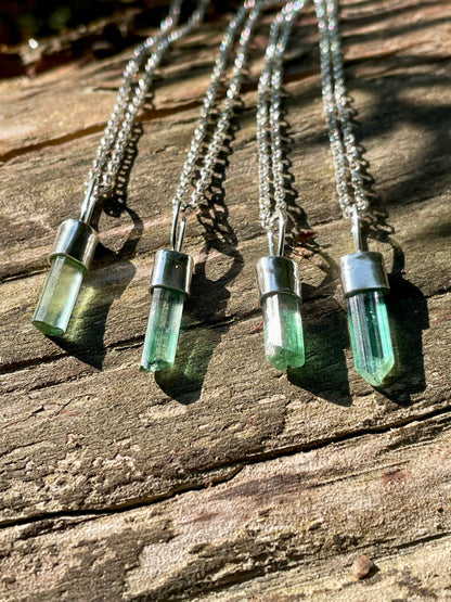 Tourmaline Crystal Necklace