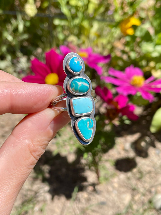 Multi stone ring size 9
