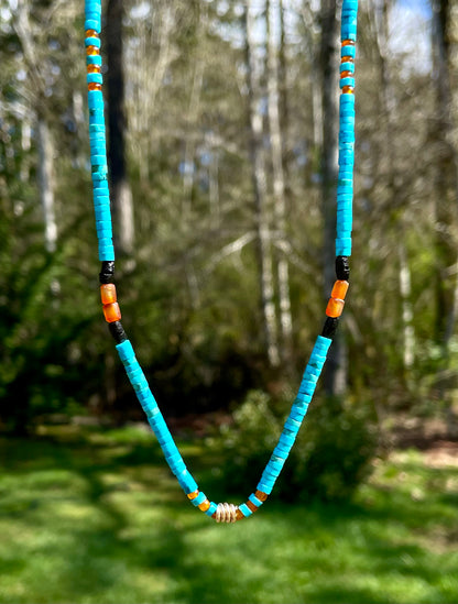 Beaded Turquoise Necklace 1