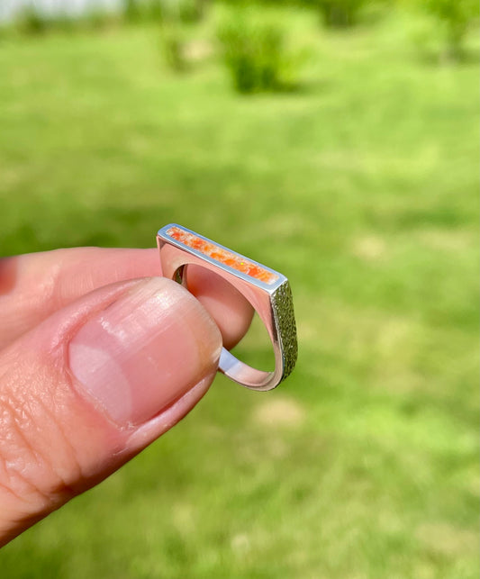 Opal Inlay Ring size 8