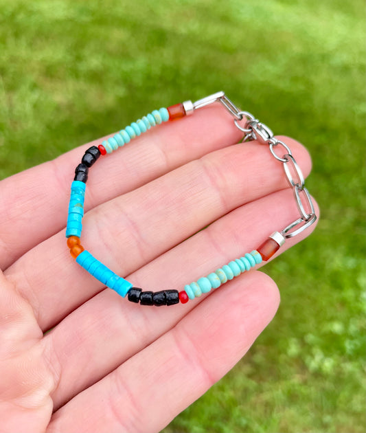 Beaded Turquoise Bracelet 6