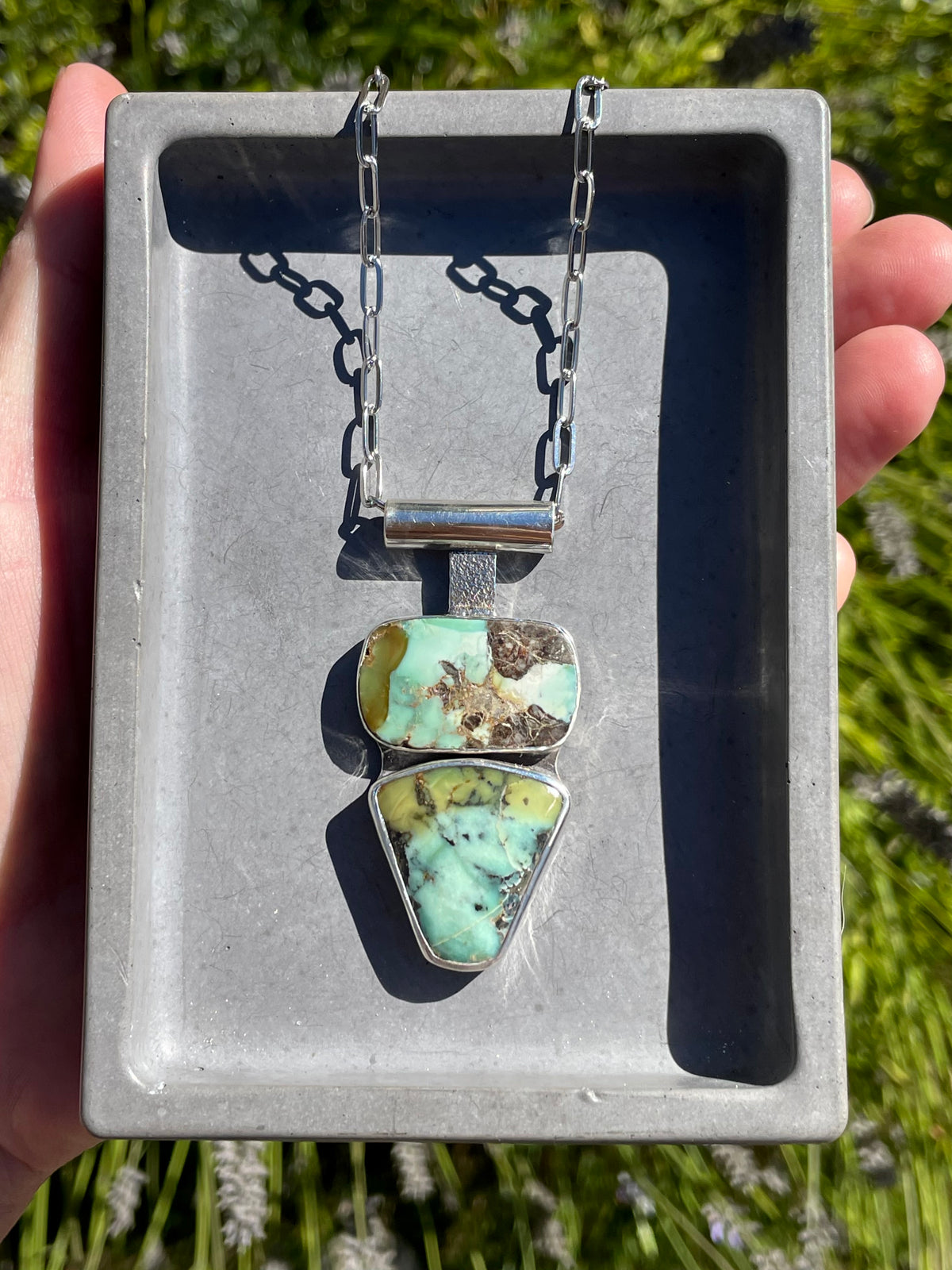 Stacked Variscite Necklace