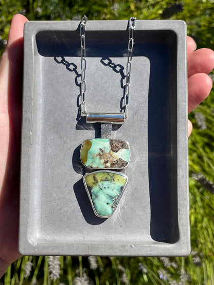 Stacked Variscite Necklace