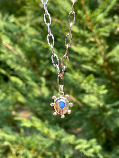 Australian Opal chain necklace