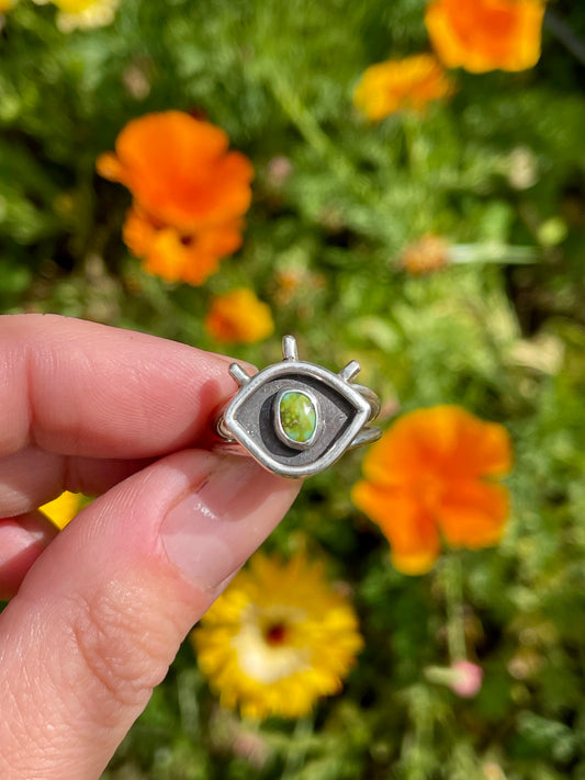 Evil eye Talisman Ring size 7