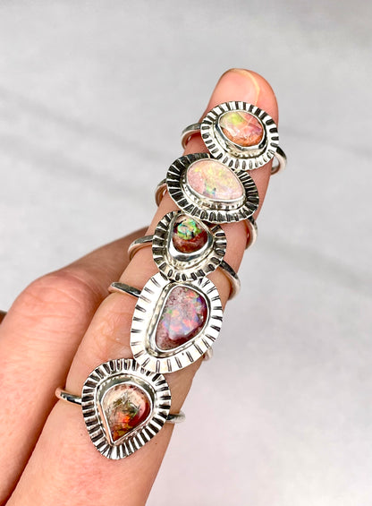 Mexican Fire Opal size 7