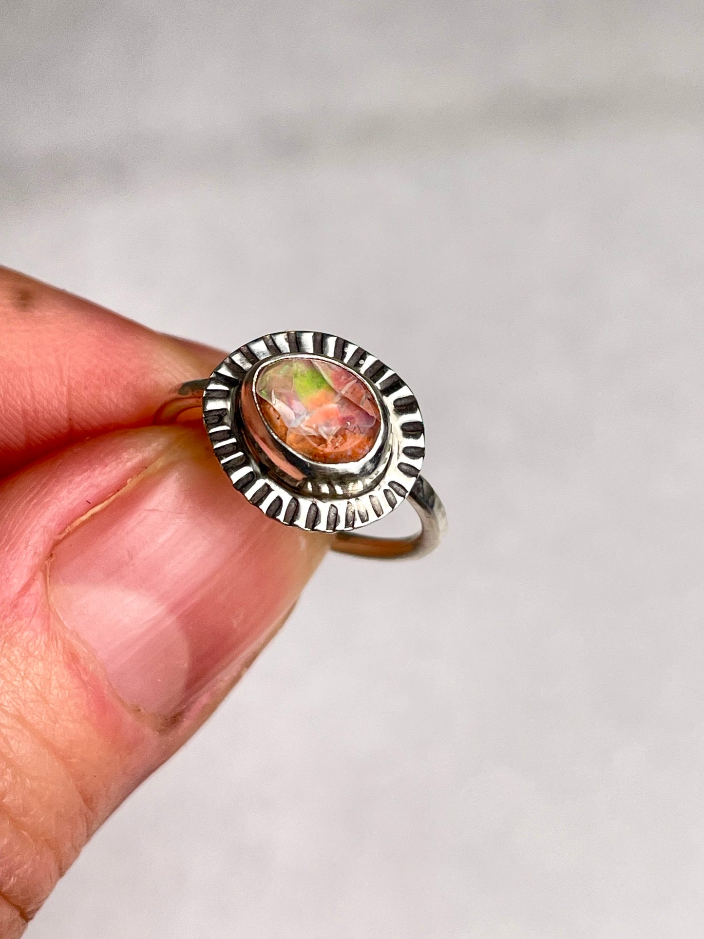 Mexican Fire Opal size 6