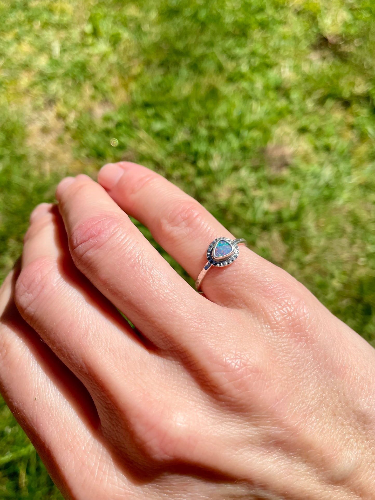 Australian Opal Ring Size 6