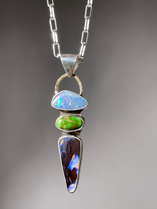 Opal and Turquoise Necklace *New