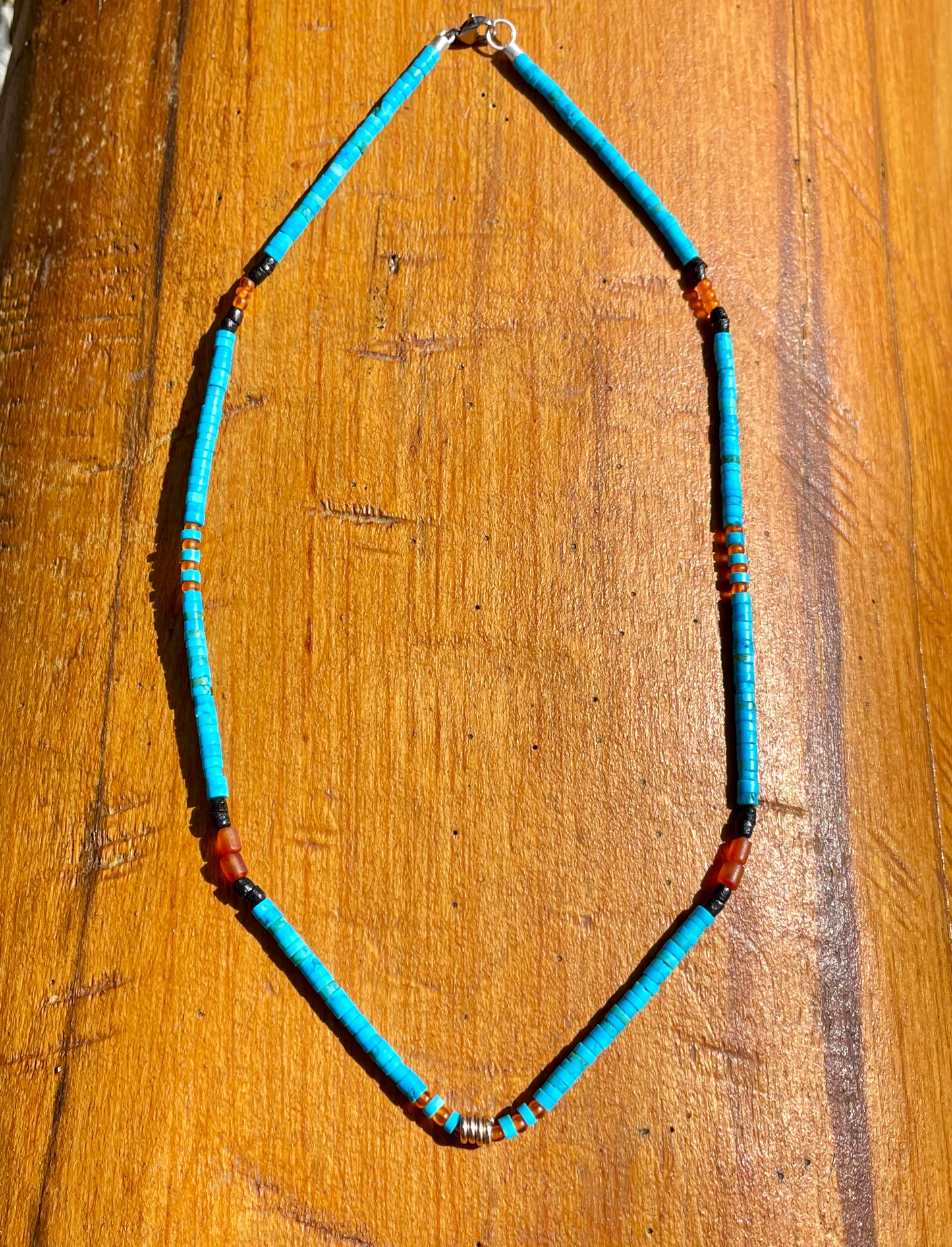 Beaded Turquoise Necklace 1