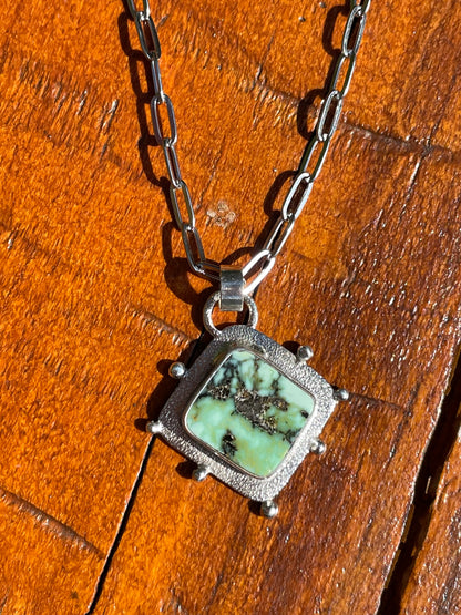Variscite Compass Necklace
