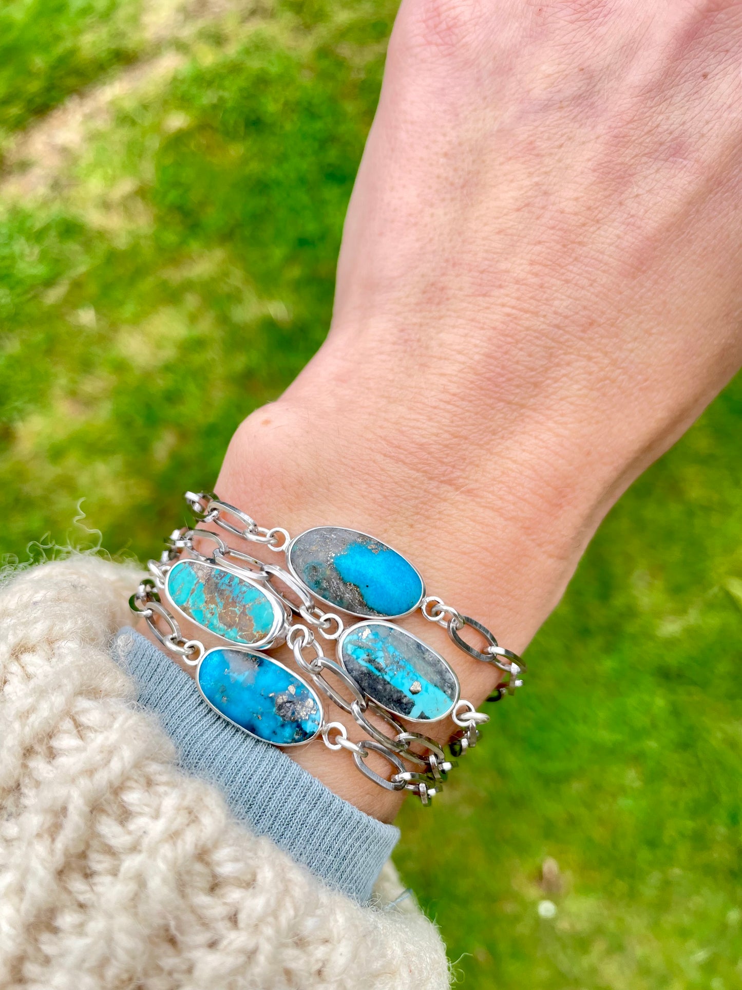 Turquoise Chain Bracelet 4