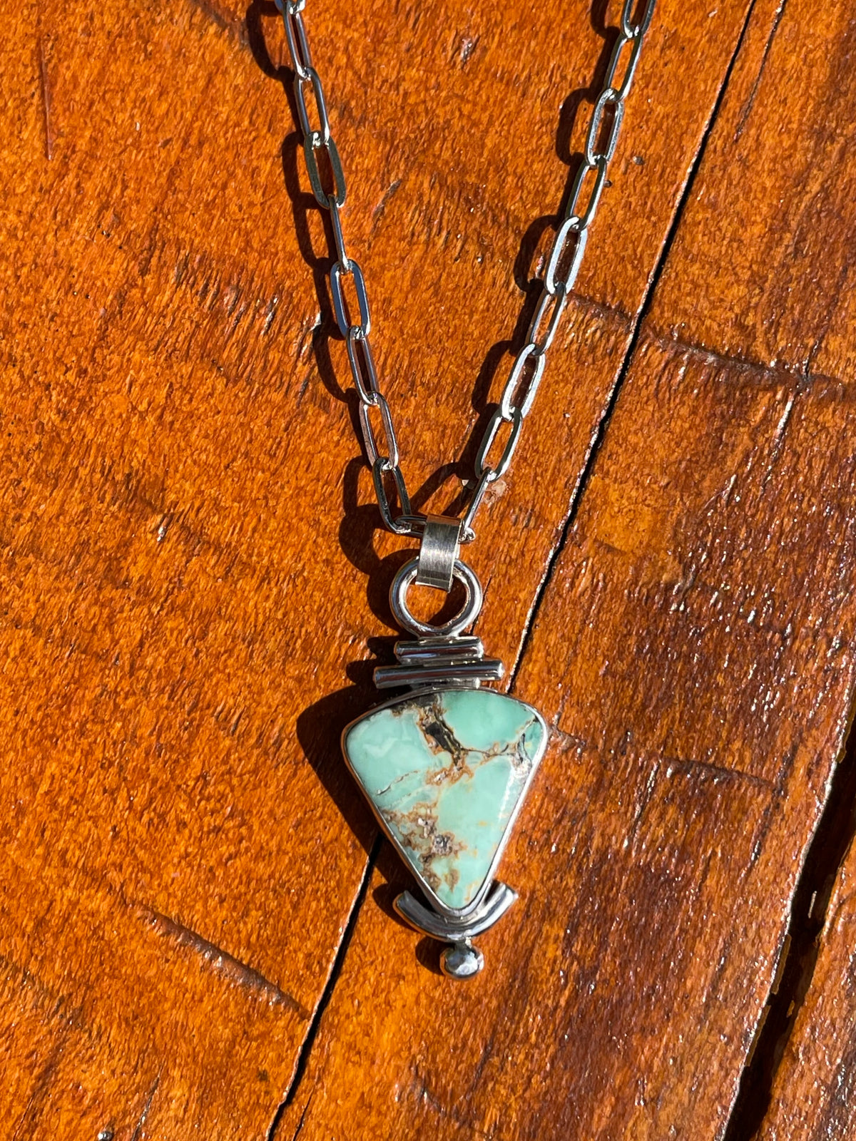 Variscite Pendulum Necklace
