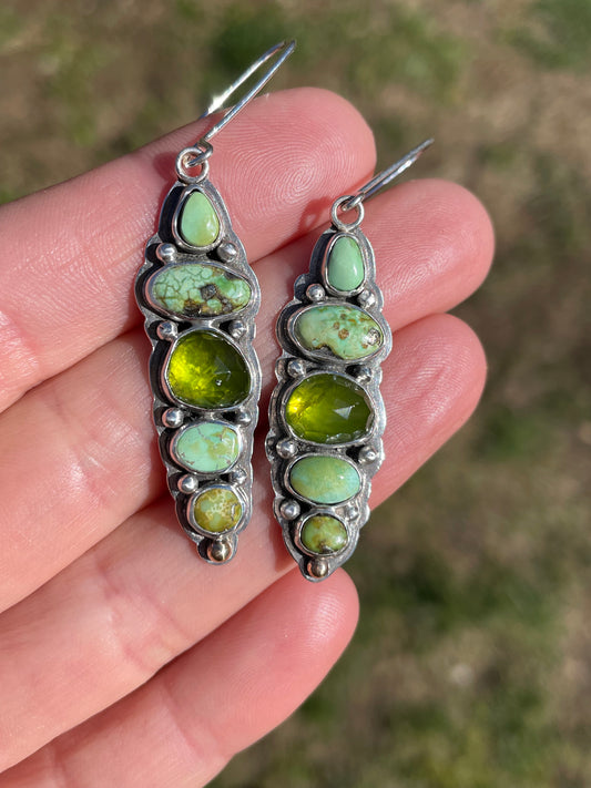 The Green Goddess Earrings