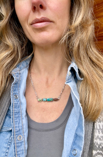 Straight Gem Collector Necklace 1