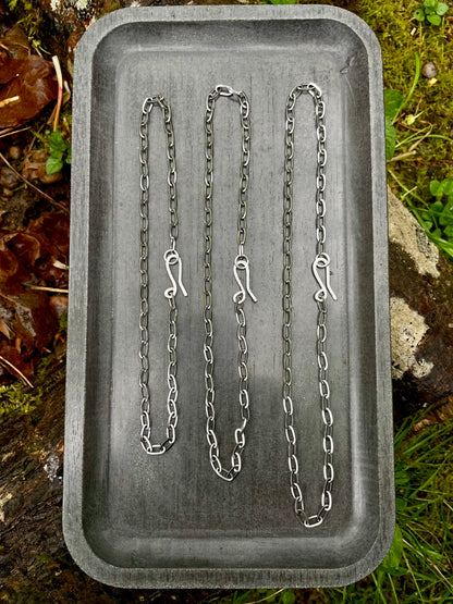 Stacking Necklace with oversized clasp