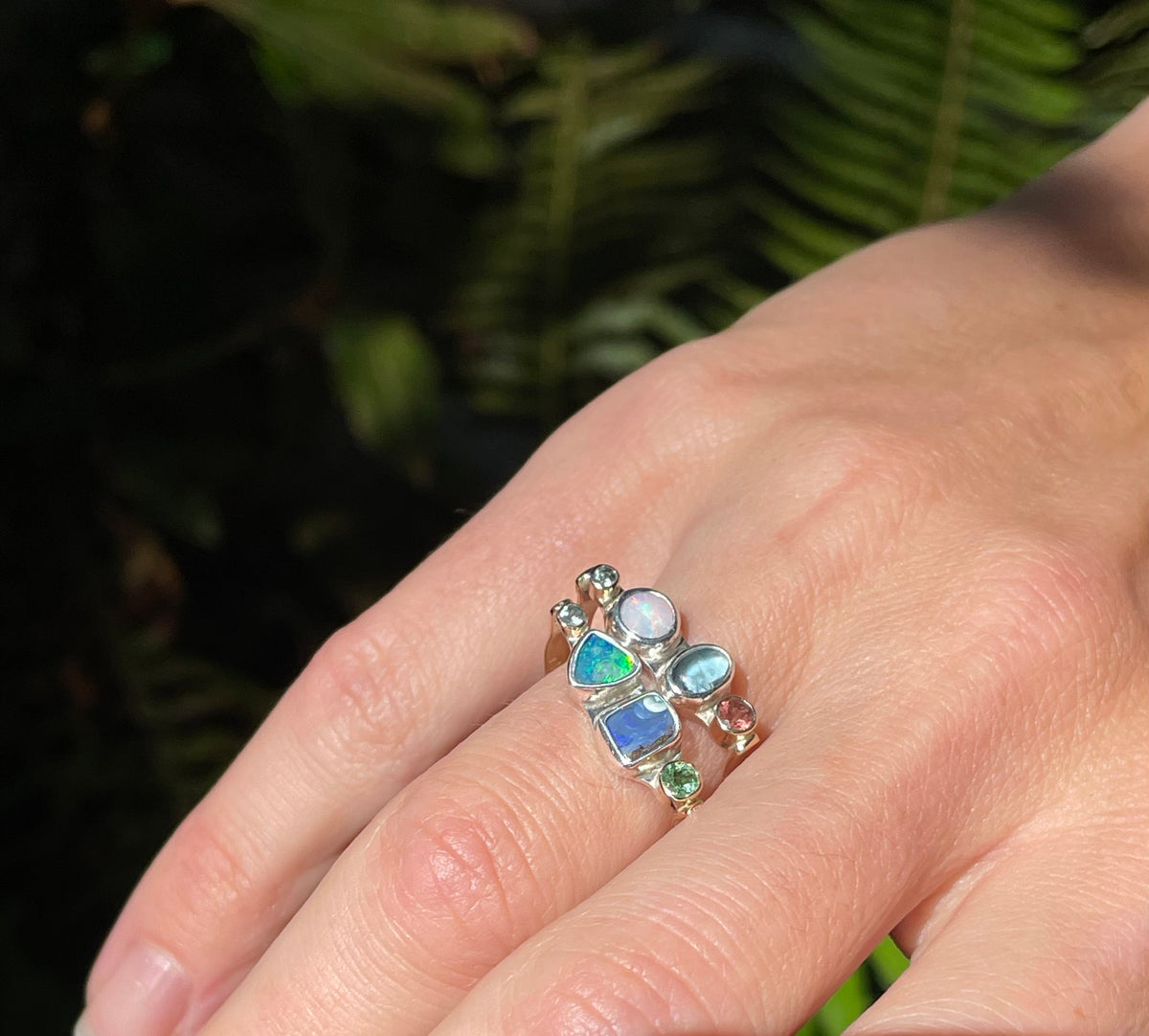 Golden Gem Collector Ring Size 8.5