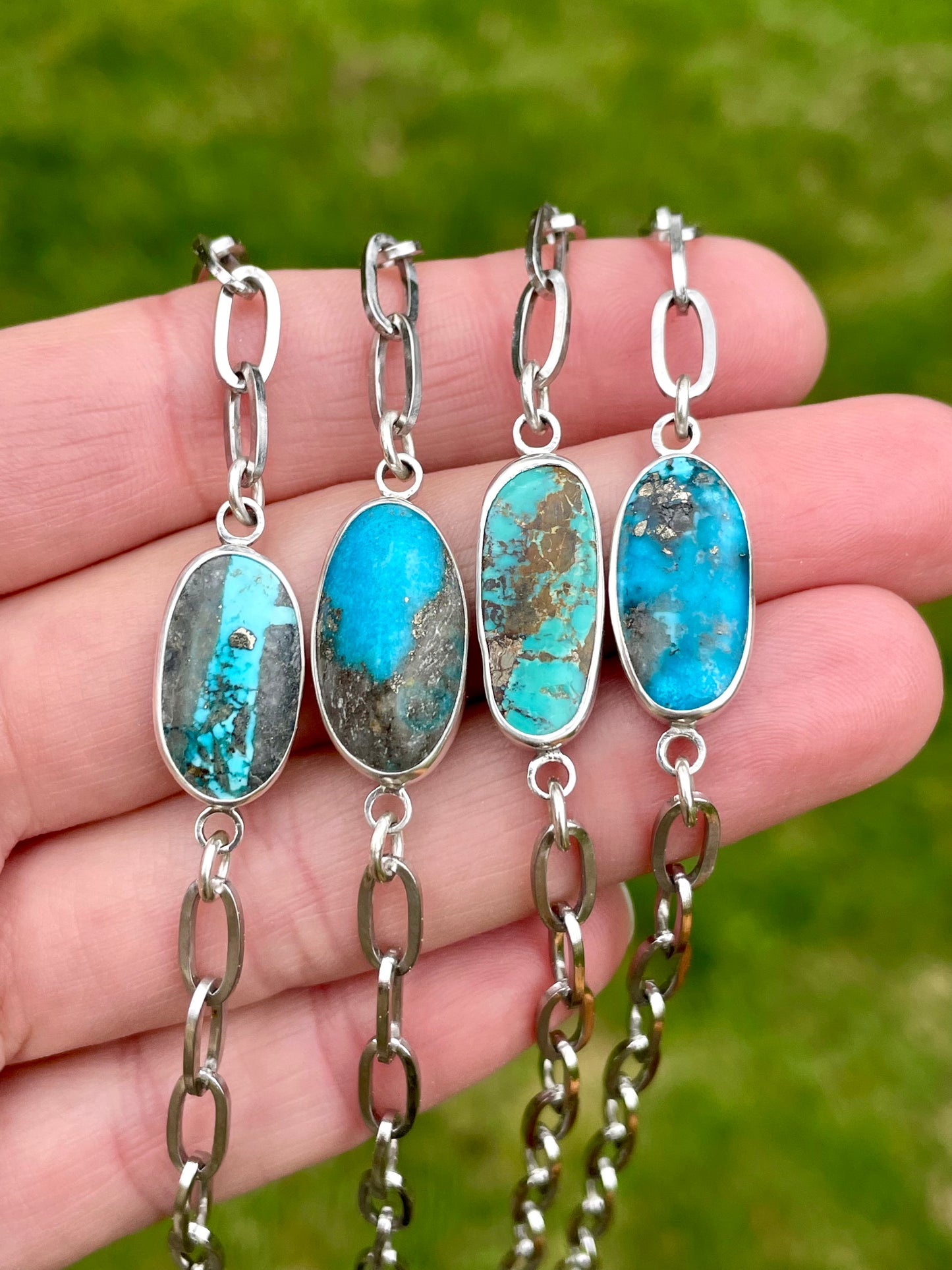 Turquoise Chain Bracelet 4