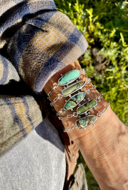Variscite Chain Bracelet 5