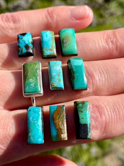 Made-To-Order East/West Turquoise Ring
