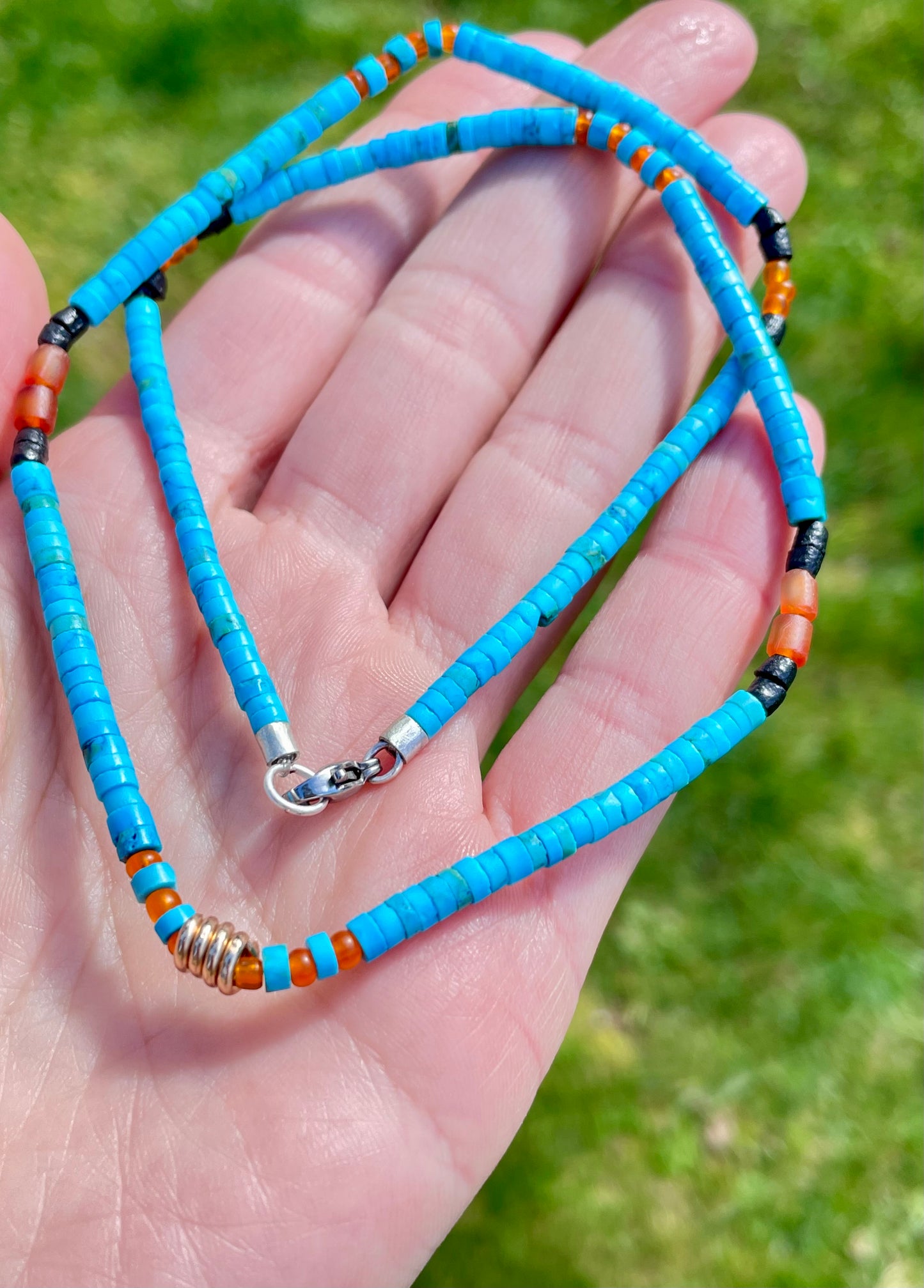 Beaded Turquoise Necklace 1