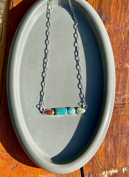 Straight Gem Collector Necklace 1