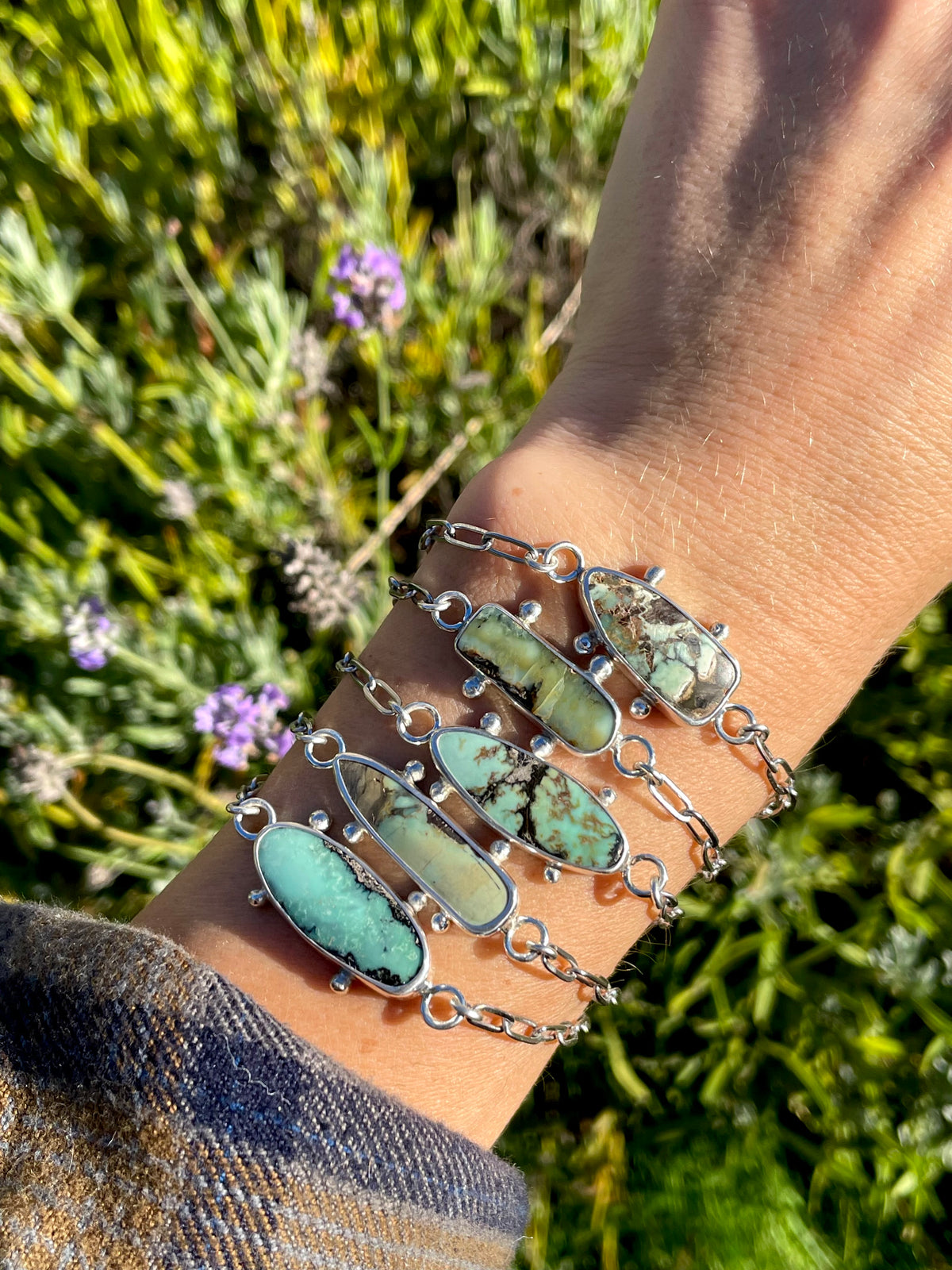 Variscite Chain Bracelet 3