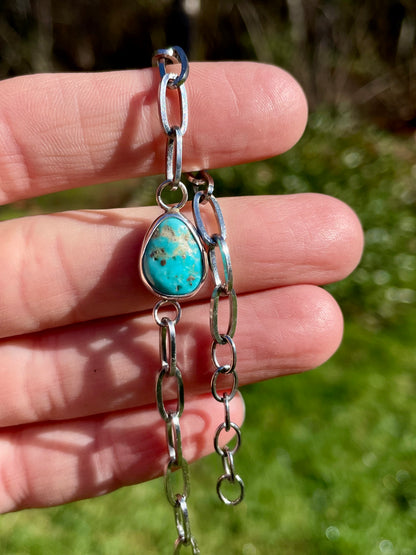Turquoise chain bracelet 2