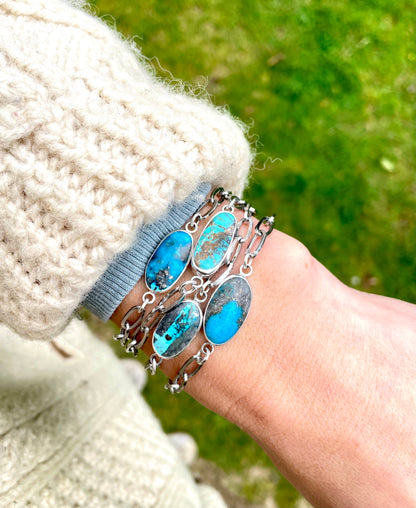 Turquoise Chain Bracelet 4