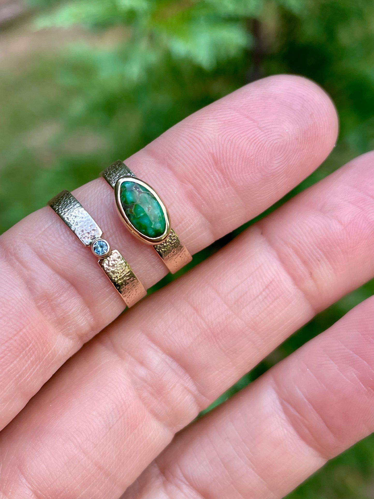 Sonoran Turquoise Gold Ring