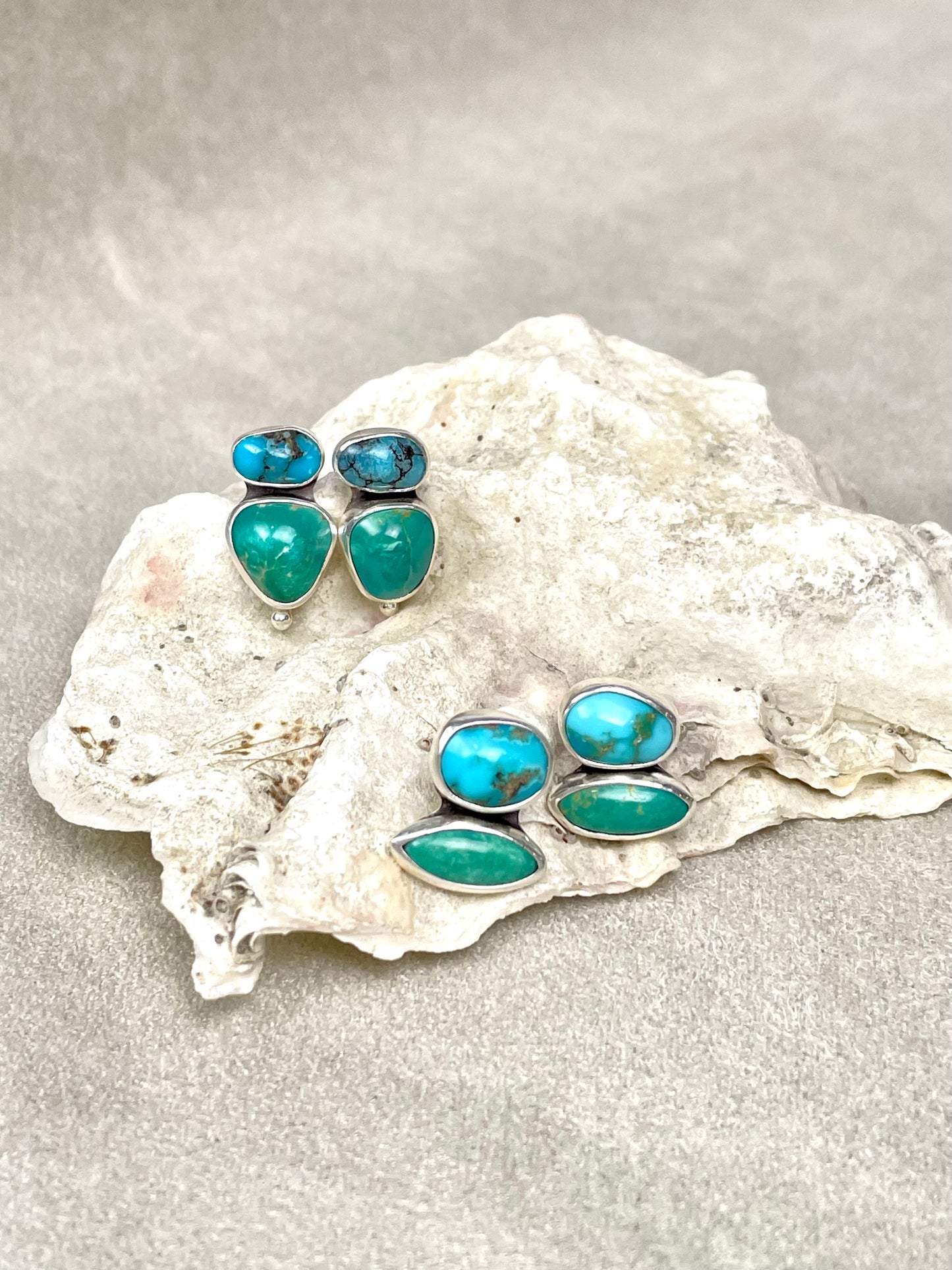 Double Turquoise Stud