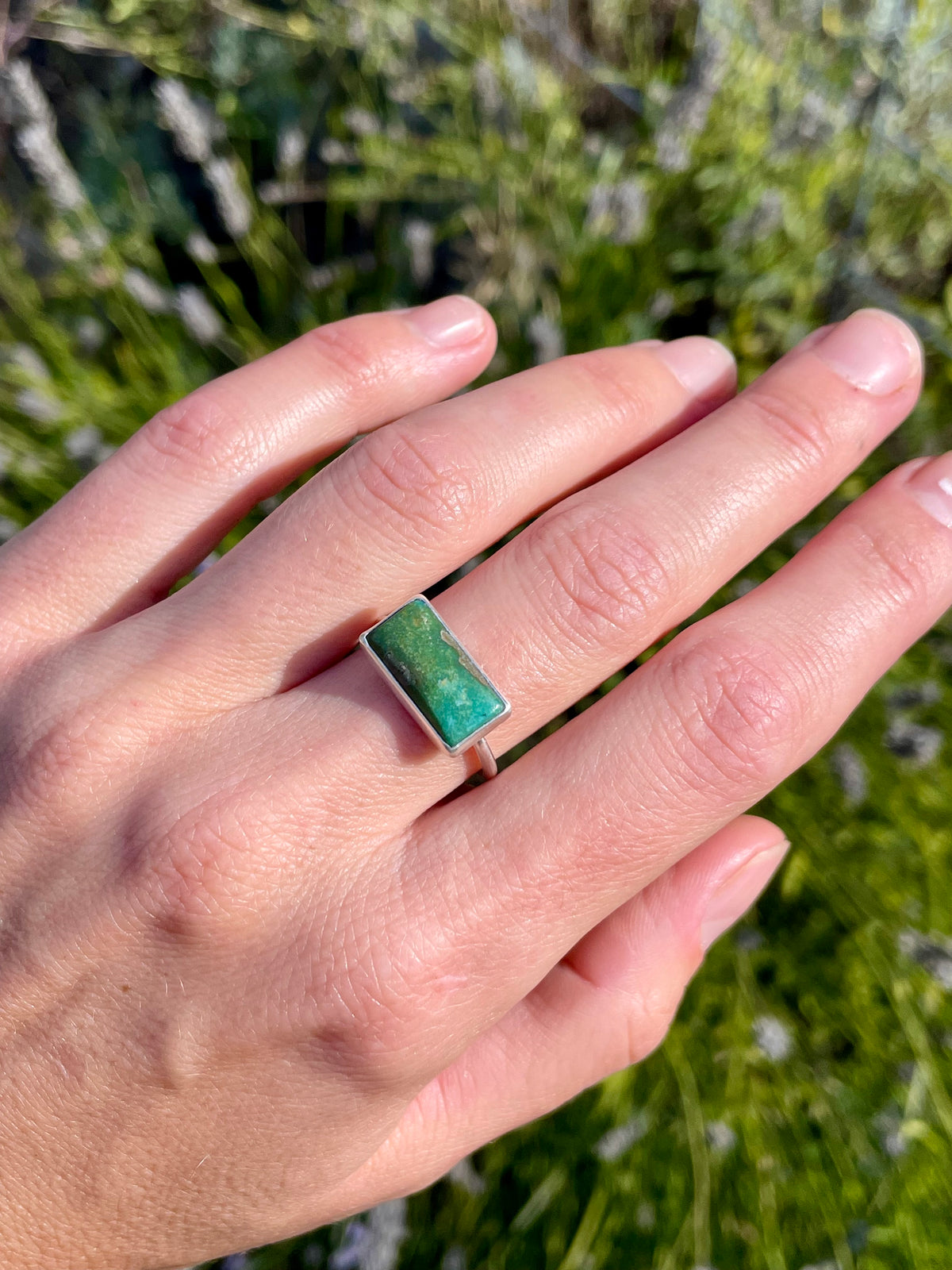 Made-To-Order East/West Turquoise Ring