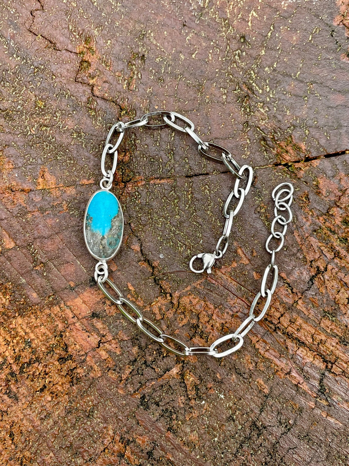 Turquoise Chain Bracelet 1