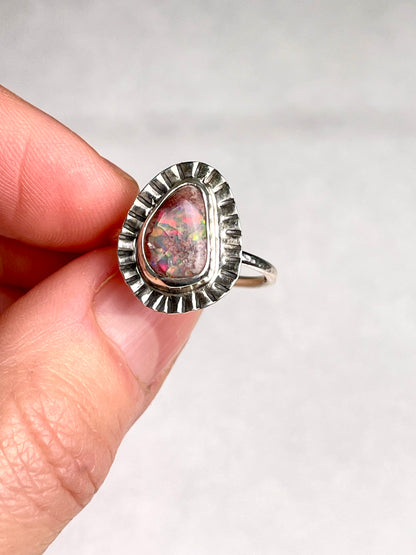 Mexican Fire Opal size 8