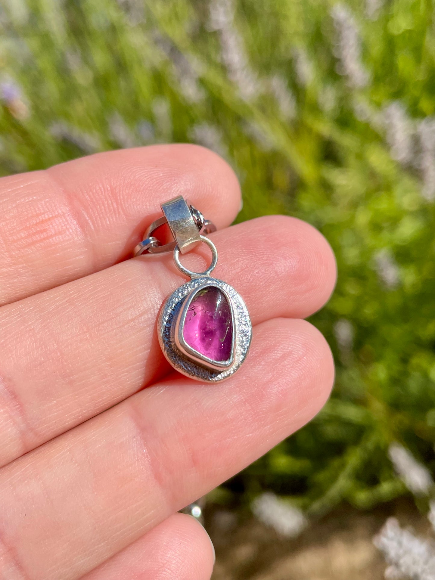 Zinnia bloom Necklace 4