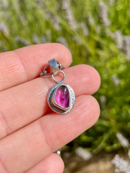 Zinnia bloom Necklace 4