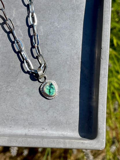 Alpine lake Variscite Necklace