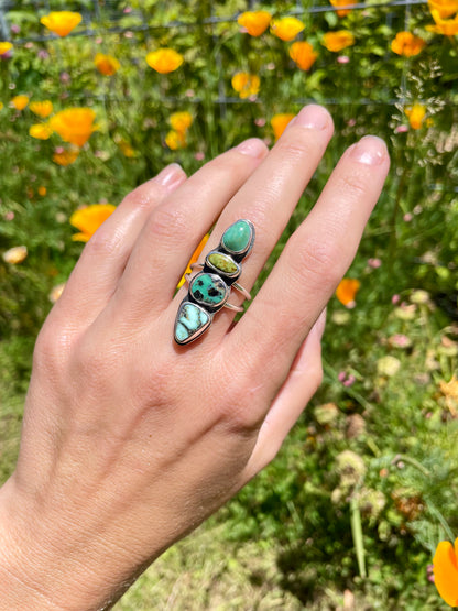 Multi stone ring size 8