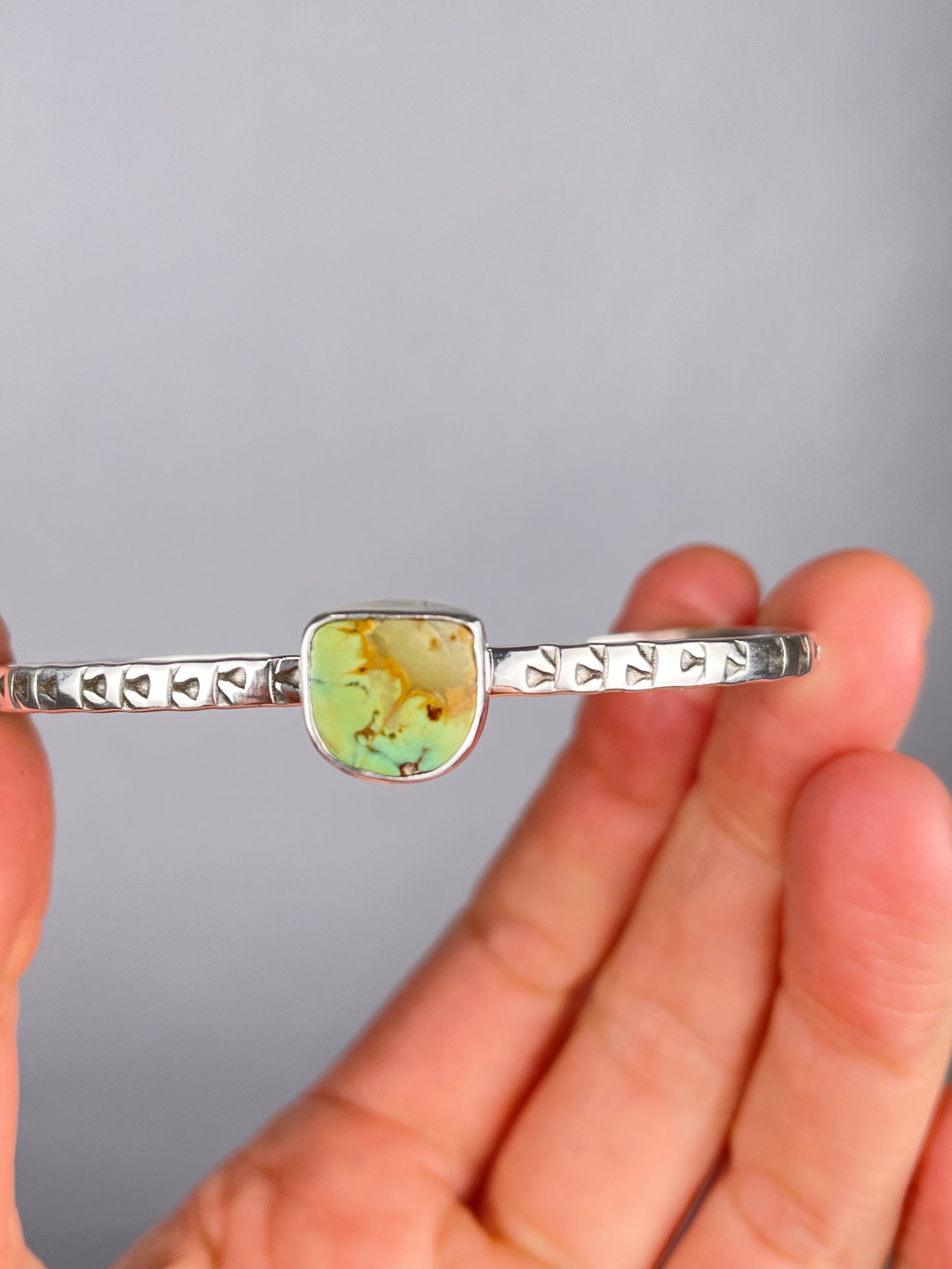 Sterling Silver Variscite Cuffs