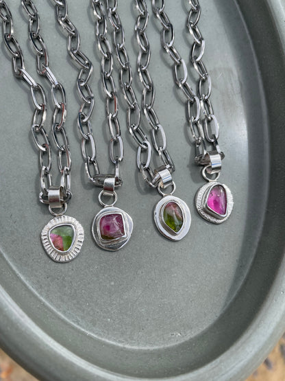 Zinnia bloom Necklace 2