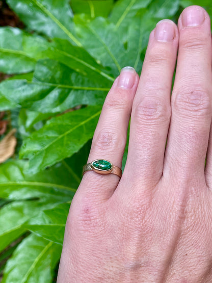 Sonoran Turquoise Gold Ring