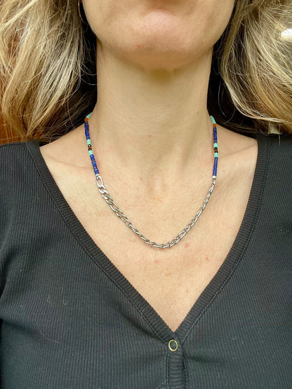 Beaded charm holder Necklace no5