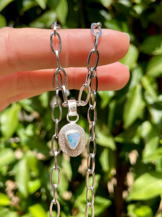 Recycled Australian Opal Pendant 4