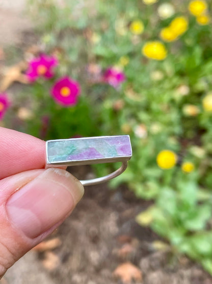 Lavender Horizontal Ring size 9