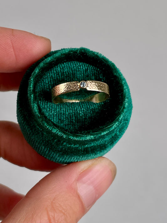 Montana Sapphire Gold Ring